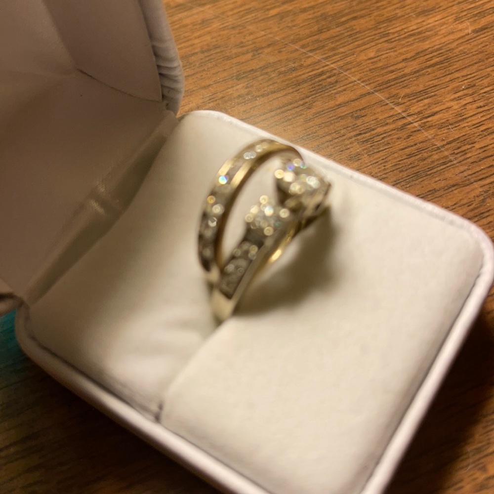 Authentic 2 ctw Diamond Wedding Set